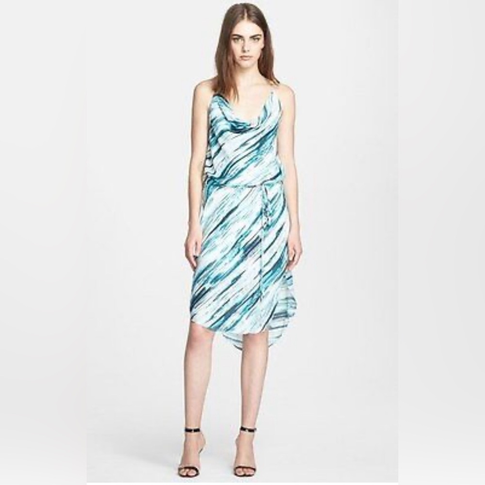 New Haute Hippie Scarface Silk Halter Dress size L